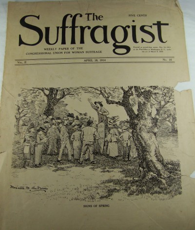 Suffragist cover by Marietta M Andrews